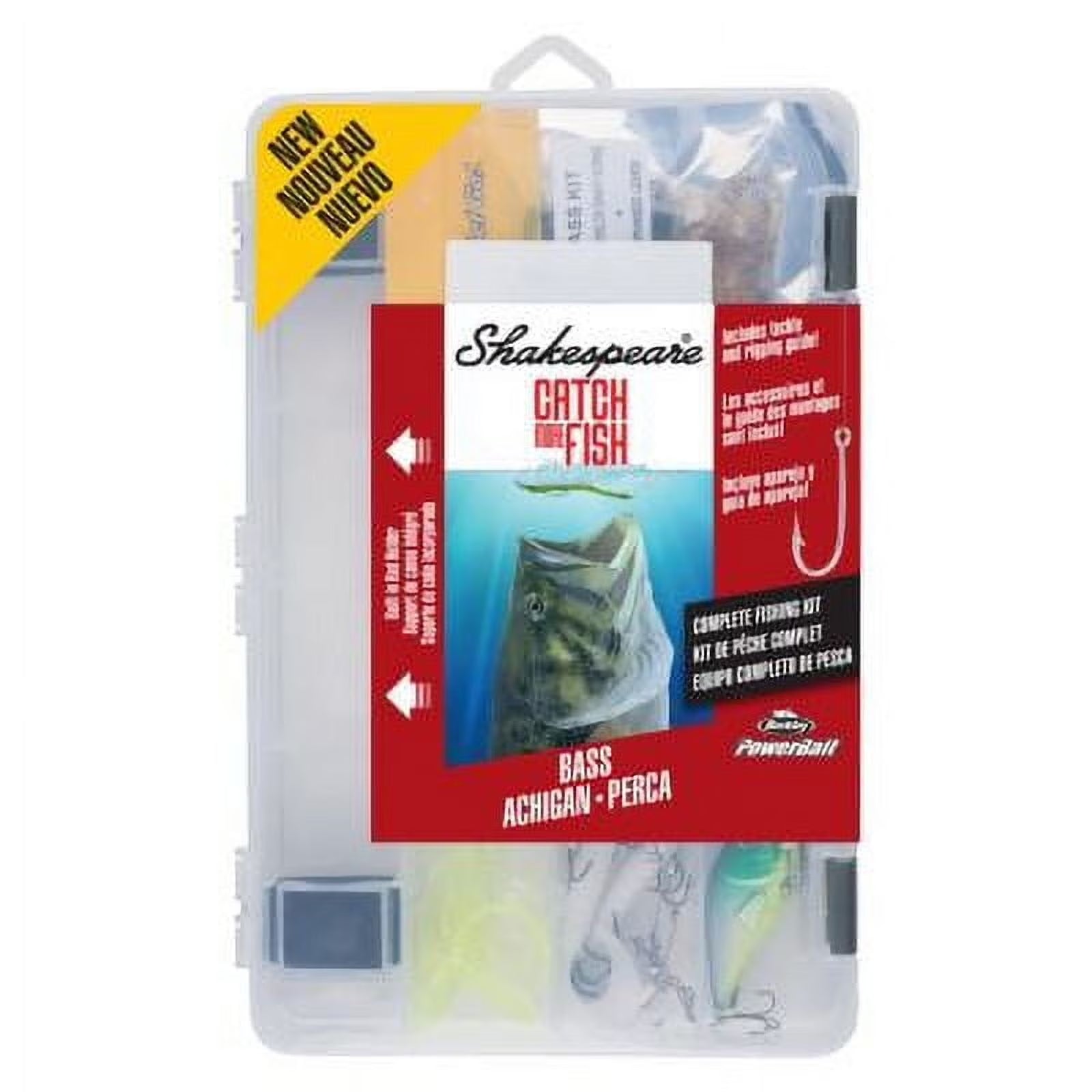 Catch More Fish Bass Tackle Box Kit